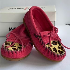 Minnetonka Little Girl Moccasins